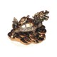 Фън Шуй Драконо-костенурка (Керамика, Малка) Цвят Бронз