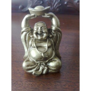 Фън Шуй Хотей (Щастлив Буда) със Златното Кюлче