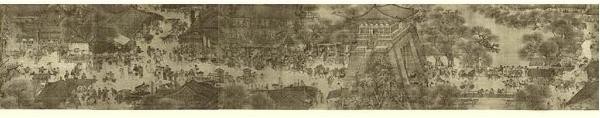 По реката в деня на Задушница - Джан Дзъдуан (1085-1145 година) Along the River During the Qingming Festival
