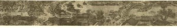 По реката в деня на Задушница - Джан Дзъдуан (1085-1145 година) Along the River During the Qingming Festival