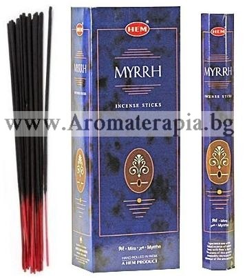 Фън Шуй Ароматни Пръчици - Смирна (Myrrh) HEM Corporation