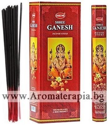 Фън Шуй Ароматни Пръчици - Ганеша - Безгрижният Бог на Щастието (Shree Ganesh) HEM Corporation