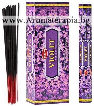 Фън Шуй Ароматни Пръчици - Теменуга (Violet) HEM Corporation